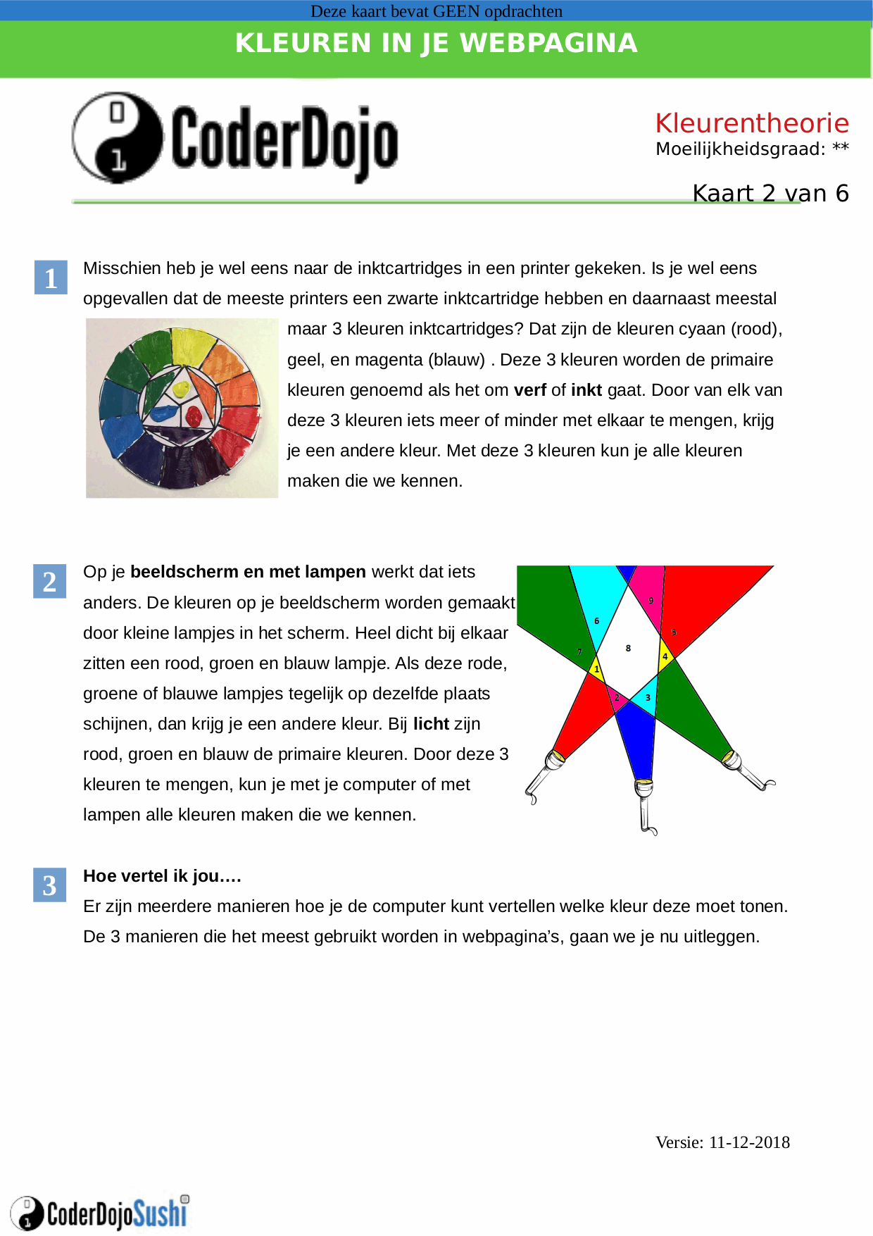 Sushi card - kleuren 2