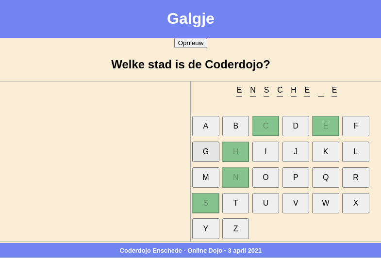 Galgje - compleet